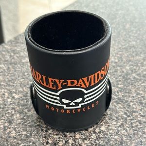 AUTHENTIC leather Harley Davidson dice game *matching dice included